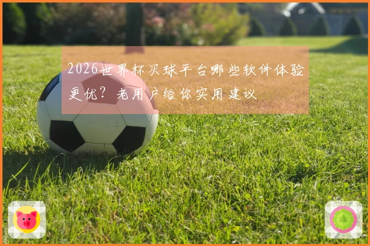 2026世界杯买球平台哪些软件体验更优？老用户给你实用建议
